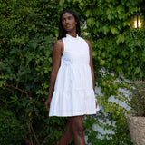 Sara mini dress in white