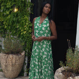 Sienna Maxi sleeveless   - emerald green