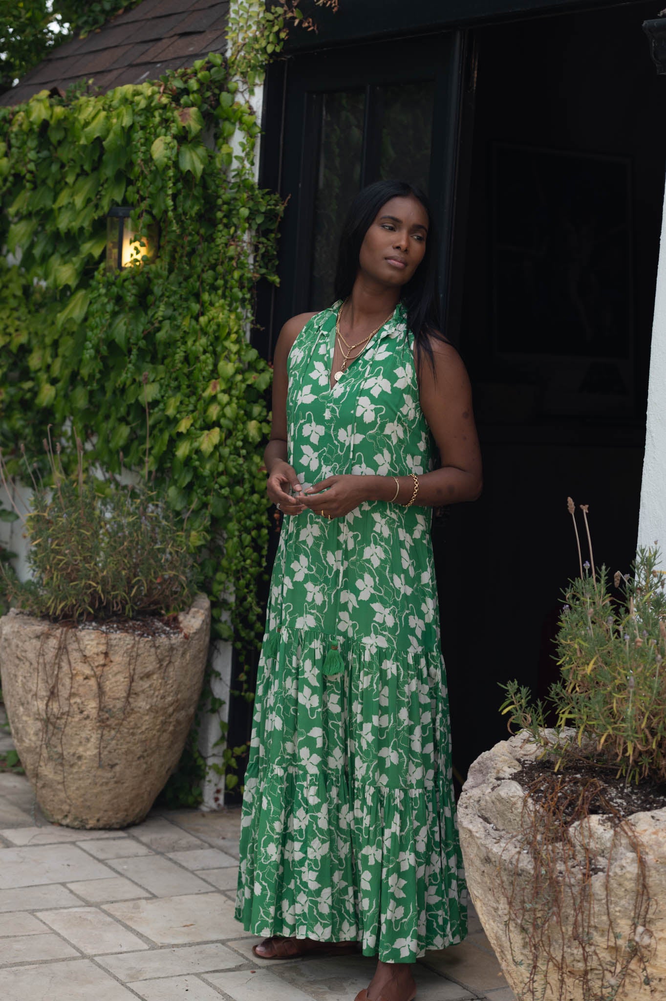 Sienna Maxi sleeveless - emerald green roma Sienna Maxi sleeveless - emerald green roma