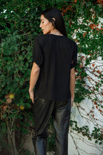 DODO TOP IN SOLID BLACK