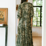 SIENNA MAXI IN THE DARK FOREST PRINT