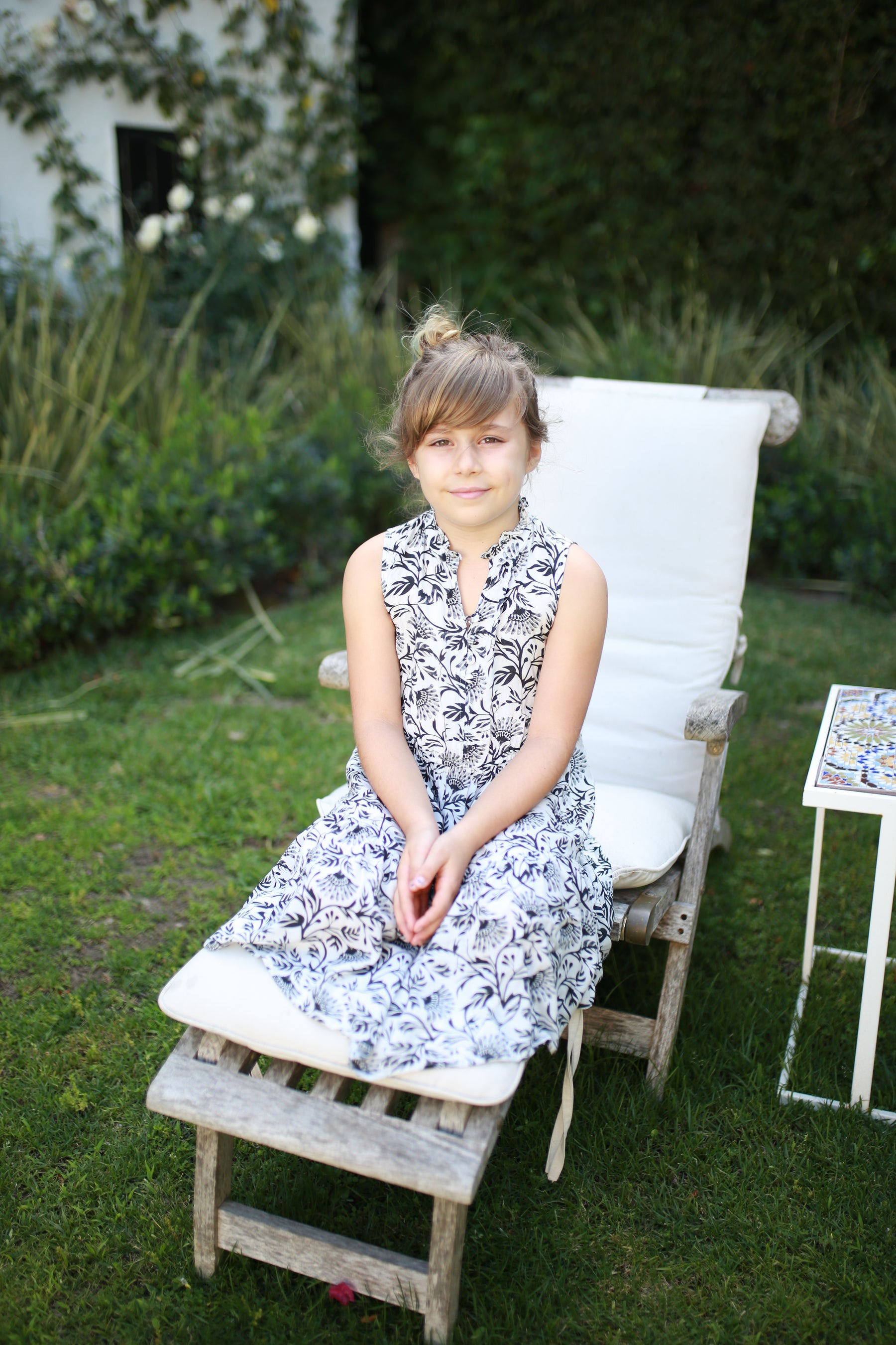 KIDS Sienna Dress - black and white boho KIDS Sienna Dress - black and white boho