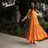 Sienna Maxi sleeveless  - orange