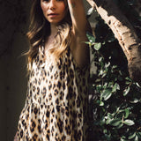 Sienna midi dress- leopard