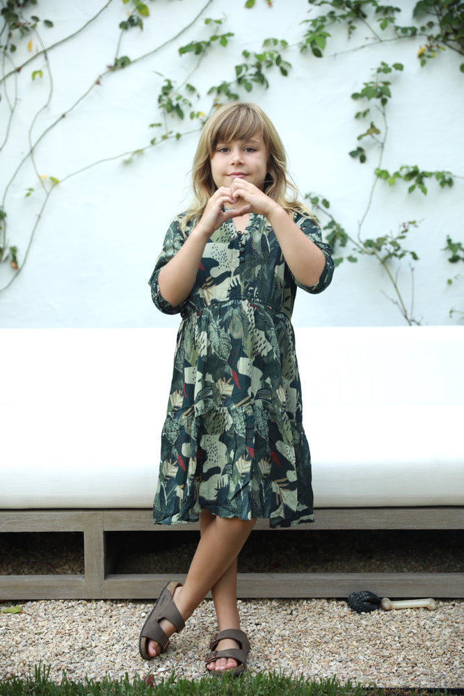KIDS Sienna Dress - new camo
