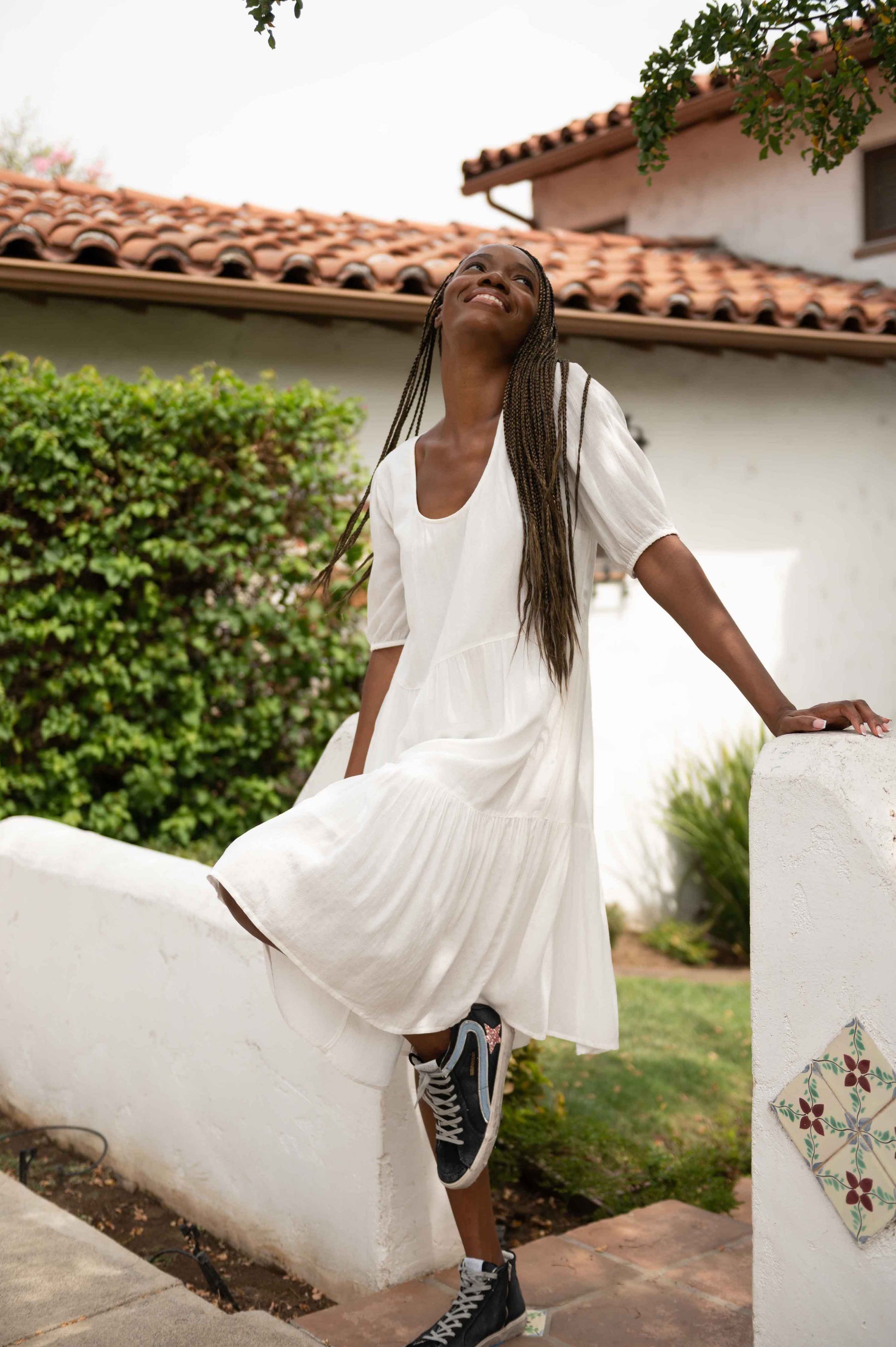 Lala dress in white roma Lala dress in white roma