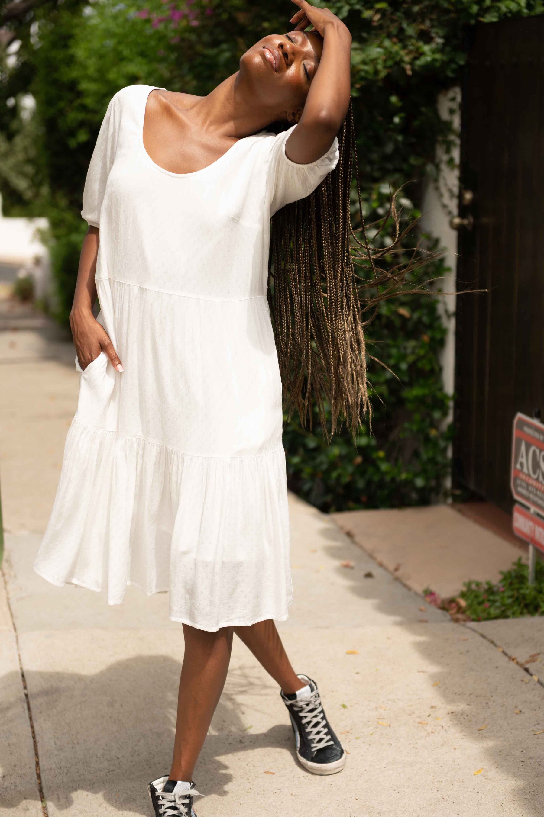 dress in lala Lala dress in white