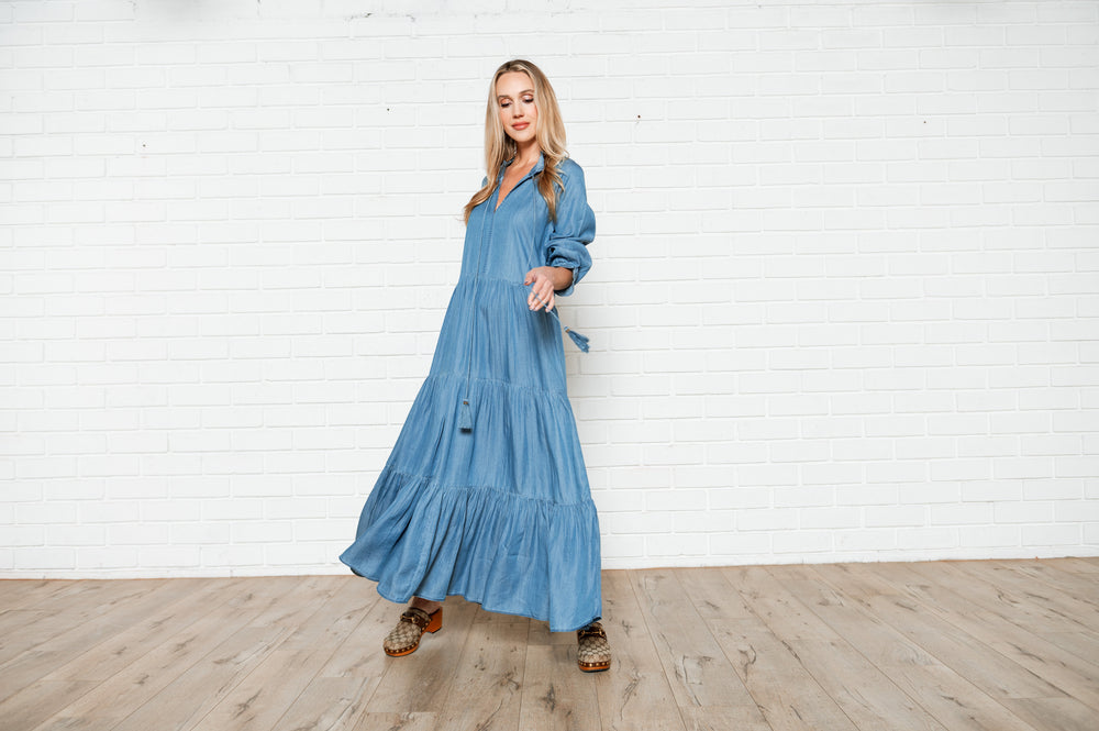 Sienna Maxi in Chambray