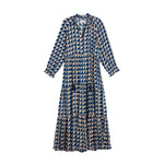 Sienna Maxi in blue squares