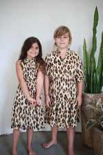 KIDS Sienna Dress - leopard