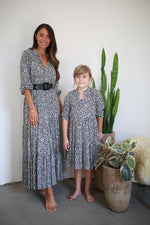 Sienna Maxi  - black and white forest