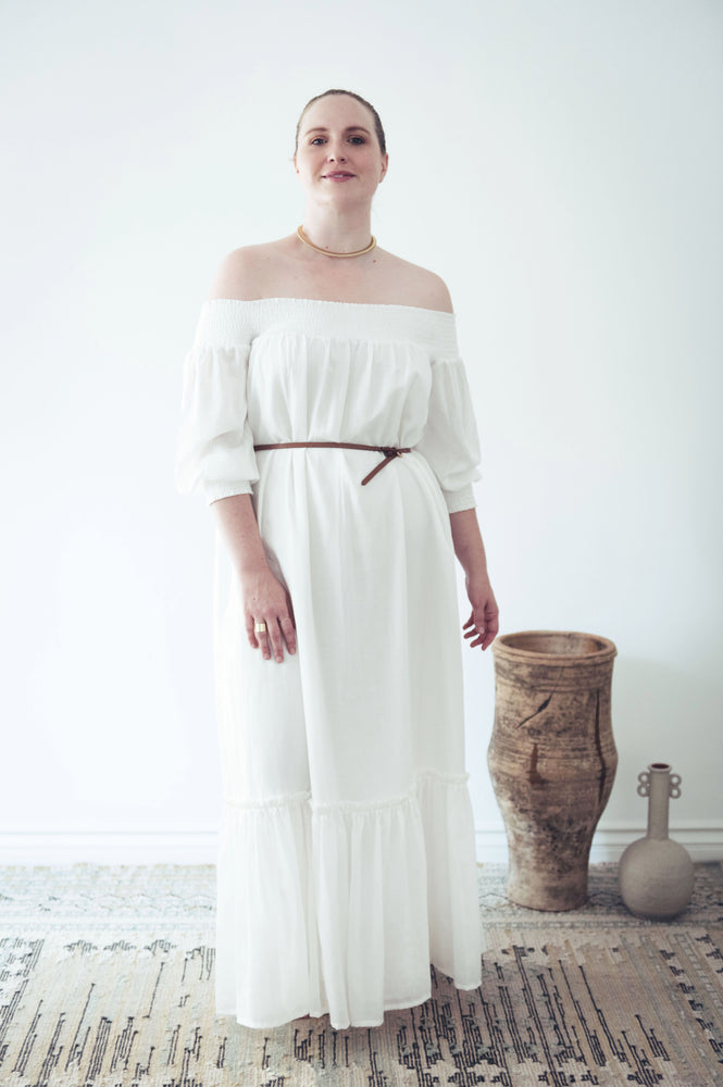 Sofia dress - white